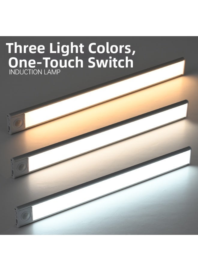 Alruht 40cm Motion Sensor LED Light, Magnetic Rechargeable Cabinet Light, 3 Color Modes Dimmable, for Closet, Kitchen & Hallway - Image 4